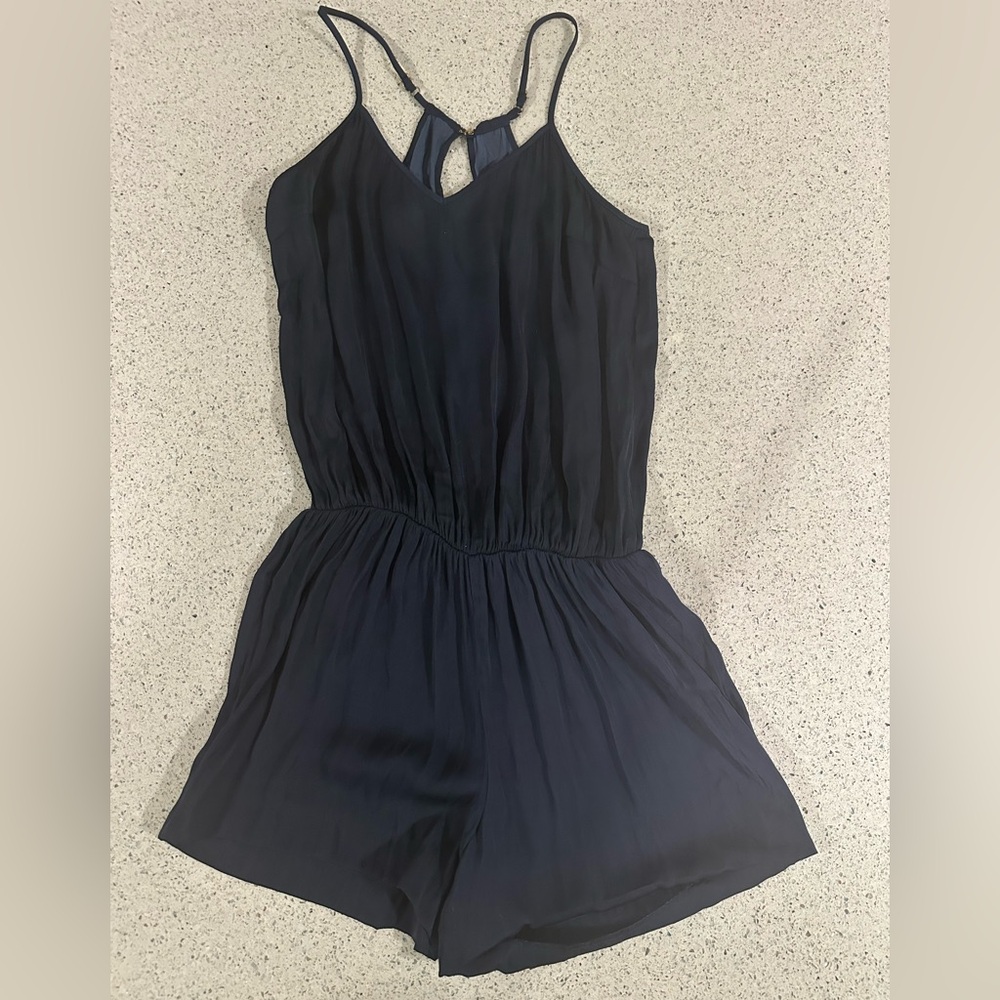 Lilly Pulitzer Midnight Blue Romper XS